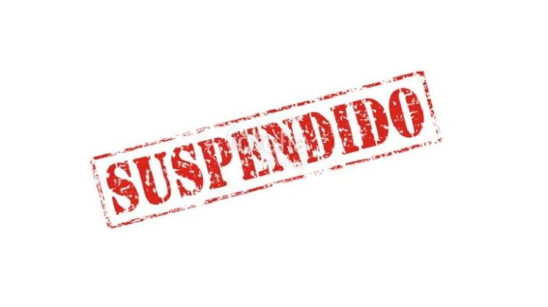 suspendido