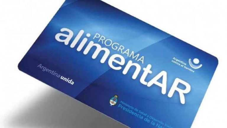 tarjeta alime