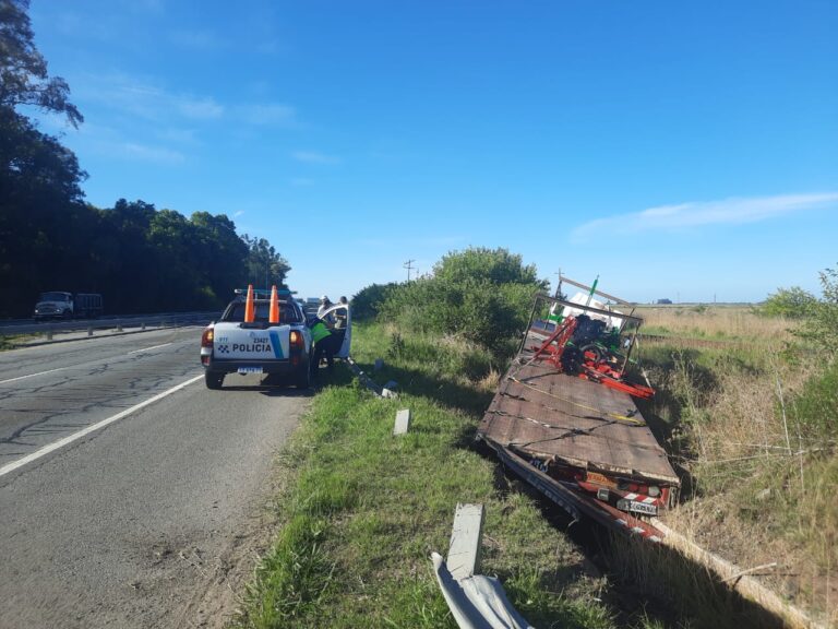 camion vuelco